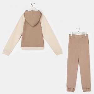 Костюм для мальчика MINAKU: Casual Collection KIDS цвет бежевый, рост 128