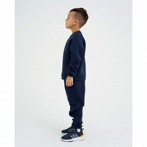 Костюм детский с начёсом (джемпер, брюки) KAFTAN Basic line 38 (146-152 см), синий