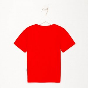Футболка детская «Человек-Паук» рост 110-116, красный