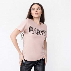 Футболка женская KAFTAN "Party", бежевый, р-р 40-42