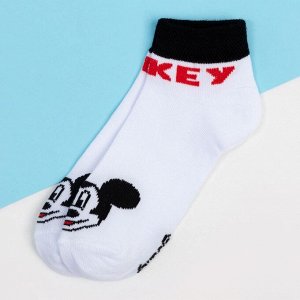 KAFTAN Носки &quot;Mickey Mouse&quot;, Микки Маус, белый, 14-16 см