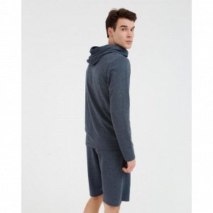 Худи мужское MINAKU: Casual collection MAN цвет графит меланж