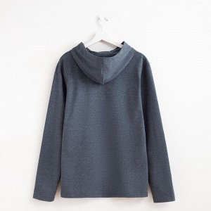 Худи мужское MINAKU: Casual collection MAN цвет графит меланж