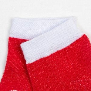 Носки Микки Маус, красный, 8-10 см