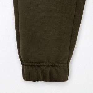 Костюм детский с начёсом (толстовка, брюки) KAFTAN &quot;Basic line&quot; 36 (134-140), хаки