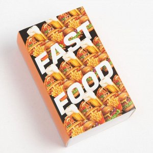 Набор мужских носков "Fast food" 2 пары, р. 41-44 (27-29 см)