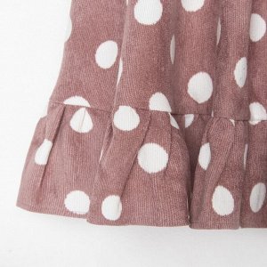 Платье детское KAFTAN "Горох", 32 (110-116), розовый