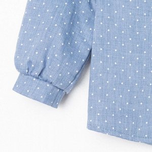 Рубашка детская MINAKU: Cotton collection цвет синий, рост 122