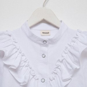 Блузка для девочки MINAKU цвет белый 140
