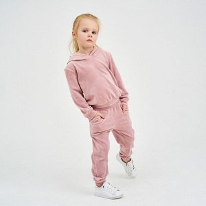 Костюм детский (толстовка, брюки) KAFTAN "Basic line" р.30 (98-104), розовый