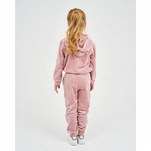 Костюм детский (толстовка, брюки) KAFTAN "Basic line" размер 32 (110-116см), розовый