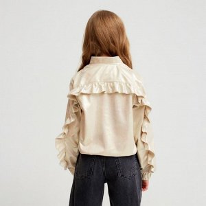 Жакет (бомбер) детский MINAKU: Casual Collection KIDS, бежевый.