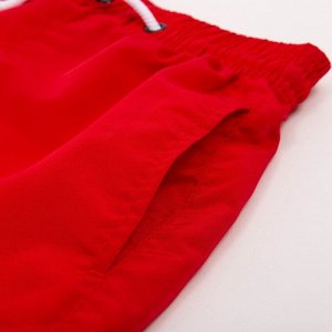 Плавки купальные детские MINAKU, цвет красный, рост 122-128 см