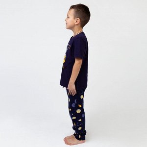 Пижама детская для мальчика KAFTAN "Space" рост 98-104 (30)