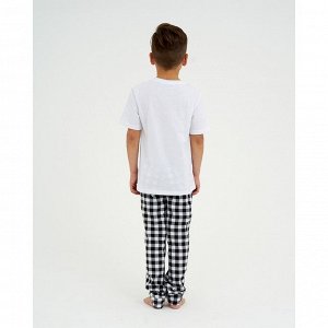 Пижама детская (футболка, брюки) KAFTAN "Boss" р.36 (134-140)