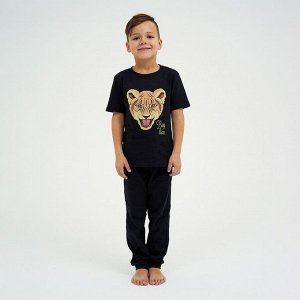 Пижама детская (футболка, брюки) KAFTAN "Lion" р.30 (98-104)