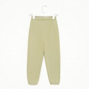 Брюки детские MINAKU: Basic Line KIDS цвет оливковый.
