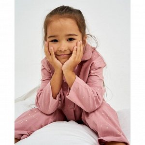 Пижама детская (рубашка, брюки) KAFTAN "Звездочки", розовый