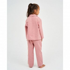 Пижама детская (рубашка, брюки) KAFTAN "Звездочки", розовый