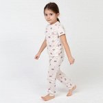 Пижама детская для девочки KAFTAN &quot;Dream&quot; р.32 (110-116), бежевый