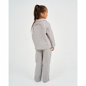 Пижама детская (рубашка, брюки) KAFTAN "Звездочки", серый