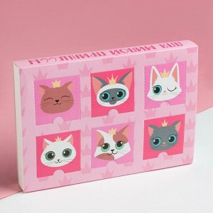 Подарочный набор адвент KAFTAN "Cats": носки (р-р ) и аксессуары
