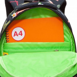 Рюкзак школьный с карманом для ноутбука 13", анатомической спинкой, для девочки