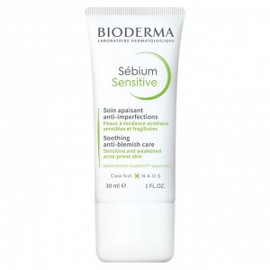 Bioderma Sebium Крем  увлажняющий и успокаивающий для проблемной кожи от сухости и покраснений  Биодерма Себиум 30 мл