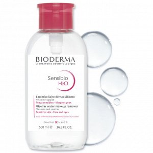 Биодерма Мицеллярная вода для чувствительной кожи с помпой, 500 мл (Bioderma, Sensibio)