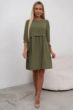 Платье Арчи (оливковый) Р11-1028