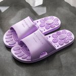Тапочки женские резиновые фиолетовые массажные