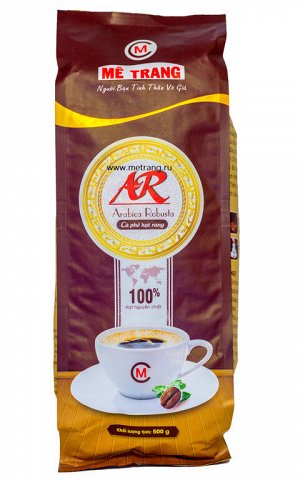 Кофе в зернах Me Trang Arabica Robusta, 500 гр. м/у