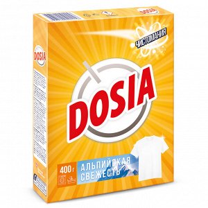 Стиральный порошок DOSIA Альпийская свежесть,400г.