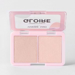 VIVIENNE SABO Палетка хайлайтеров Gloire D'Amour, тон 02 нежный персик