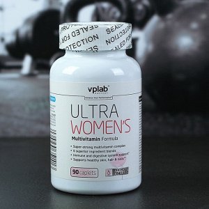 Витамины и минералы, комплекс для женщин VPLAB Ultra Women's Multivitamin Formula, активность и энергия, 90 капсул