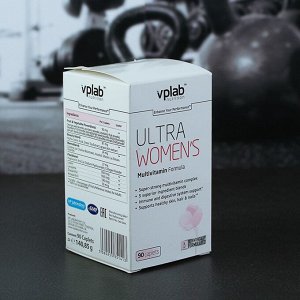 Витамины и минералы, комплекс для женщин VPLAB Ultra Women's Multivitamin Formula, активность и энергия, 90 капсул