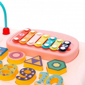 Развивающая игрушка «Весёлые игры», цвет розовый