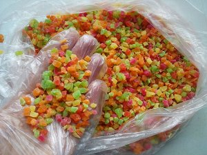 Ананас цукаты микс (кубики 3-5 мм) Таиланд 250 г