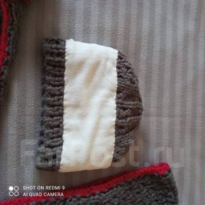 Комплект(шапка, шарф, варежки)