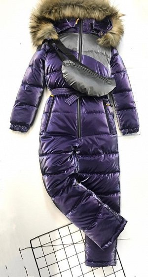 Детская Одежда 27002 "Комбинезон - Вставка" Фиолетовый