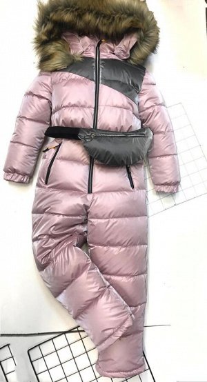 Детская Одежда 27002 "Комбинезон - Вставка" Розовый
