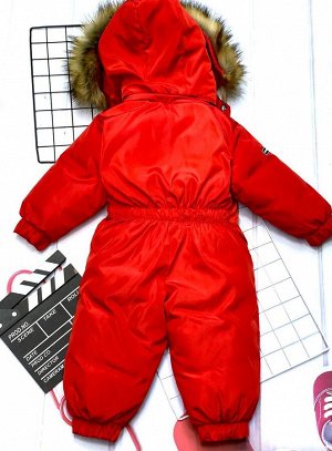 Детская Одежда 20002 "Косая Молния - Надписи" Красный