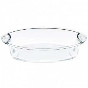 Форма стеклянная ТМ Appetite овальная 30x21x6см/2,0л