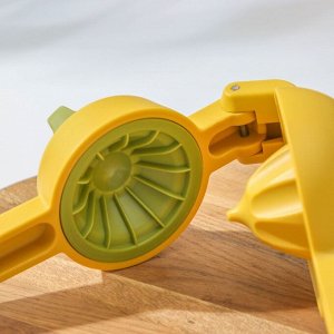 Соковыжималка ручная Juicer, цвет жёлто-зелёный