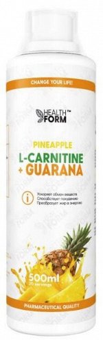 Л-Карнитин Health Form L-carnitine + Guarana ATTACK 3600 500 мл