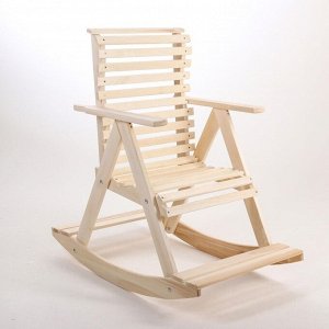Кресло-качалка, 70x110x90см, из липы, "Добропаровъ"
