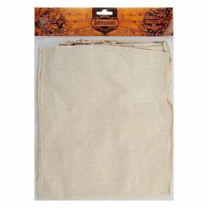 Полотенце на липучке килт для бани и сауны 150х75 см, мужской, льняной