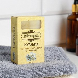 Мыло банное натуральное с травами в коробке "Ромашка" 100 гр Добропаровъ