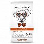 Best Dinner Adult Sensible Medium&amp; Maxi Duck&amp; Potato 3 кг