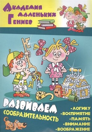 Даниил Колодинский: Развиваем сообразительность. Академия маленьких гений 18стр., 285х204х1мм, Мягкая обложка